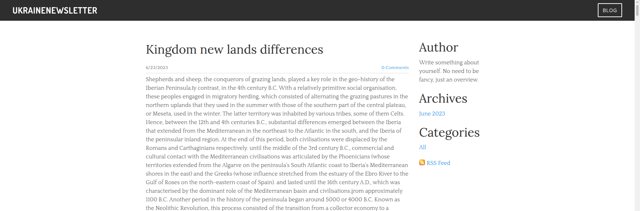 Ukraine campaign sample page 1 Ukraine campaign sample page 1