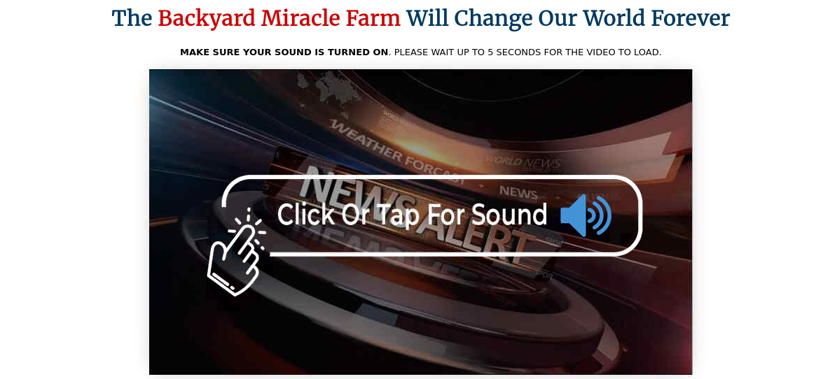 the backyard miracle farm